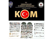 Otomobilde 361 adet tarihi eser yakalandı