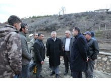 Sungurlu Belediyesi'nden Eşme köyüne gıda yardımı