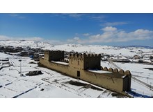 Medeniyetler beşiği Hattuşa, beyaz örtüsüyle mest etti