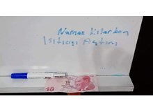 Camide ısıtıcıyı açan genç, çıkarken parasını bıraktı