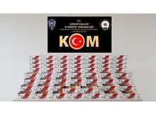 20 bin adet bandrolsüz boş makaron ele geçirildi