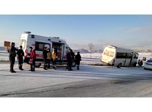 Yaydiğin'de kaza: 8 yaralı