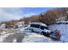 Buzlanma kaza getirdi: 1 yaralı