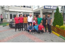 Başarılı güreşçi ödüllendirildi