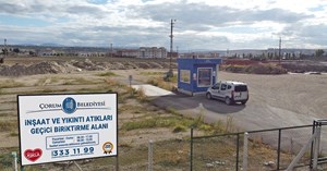 4549 ton inşaat atığının çevreyi kirletmesi önlendi