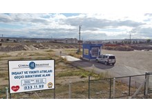 4549 ton inşaat atığının çevreyi kirletmesi önlendi