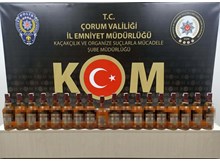 Gümrük kaçağı viski ele geçirildi