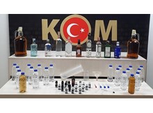 Polisten kaçak içki operasyonu