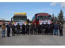 Afet bölgesine 22 tır yardım gönderdiler