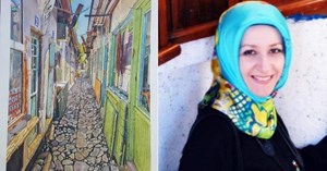 Ressam Şengül Otman, Dikiciler Arastasını resmetti