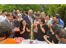 Ahlatcı, özel çocukları sevindirdi