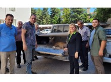 Yaralı karacayı kurtardılar