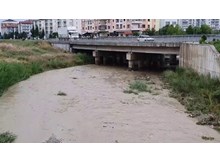 Çorum'da sağanak sonrası derelerin debisi yükseldi